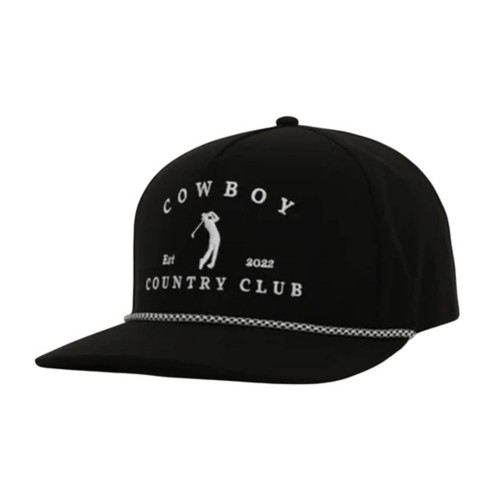 Cowboy Country Club Golfer Roped Snapback Golf Hat