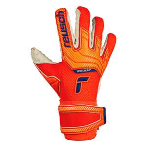 Orange Size 5 Abaodam Children Football Goalkeeper Protection Gear Set Including 1 Pair Shin Guards Pair Gloves