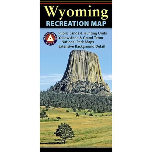Benchmark Wyoming Recreation Map