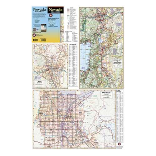 National Geographic Nevada Recreation Map