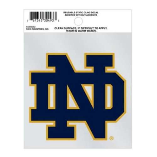 Rico Industries University of Notre Dame Fighting Irish Cling Decal