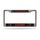 Rico Industries Philadelphia Flyers Silver Bling Chrome License Plate Framee