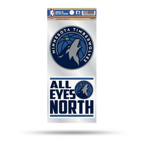Rico Industries Minnesota Timberwolves Double Up Decal
