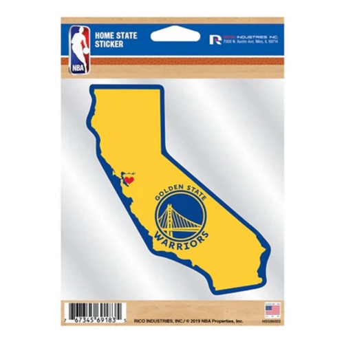 Rico Industries Golden State Warriors Cling Decal - Primary Image