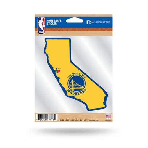 Rico Industries Golden State Warriors Cling Decal - Primary Image