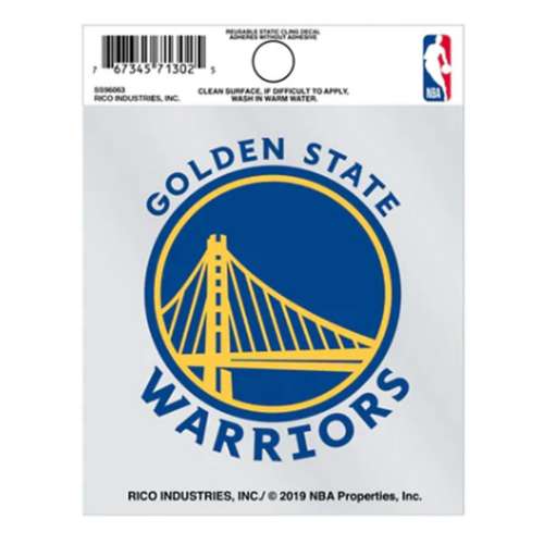Rico Industries Golden State Warriors Small Decal