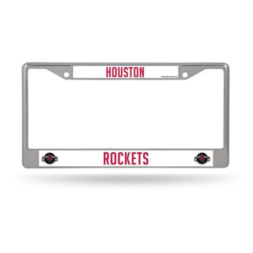 Rico Industries Houston Rockets Chrome License Plate Frame