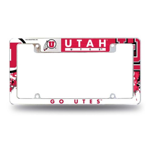 Rico Industries Utah Utes All Over License Plate Frame - Primary Image