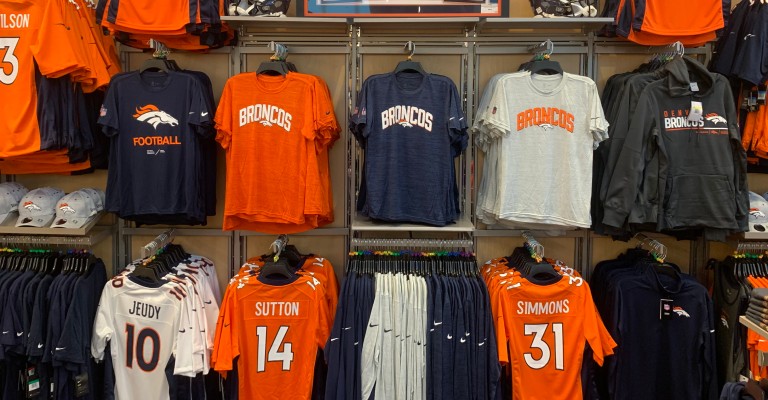 Stores that sell store broncos jerseys