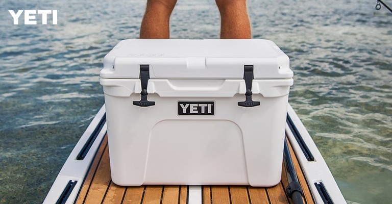 Red YETI Tundra 65 Hard Cooler Skin