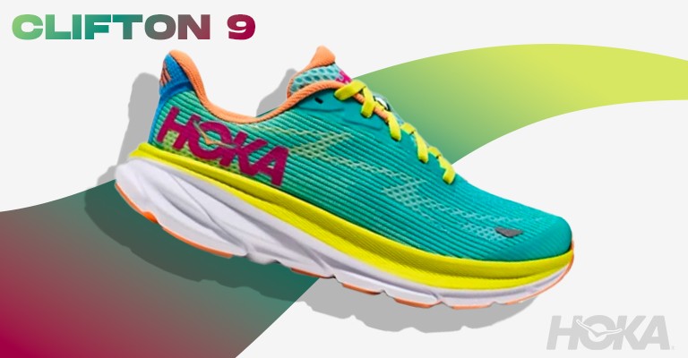 the hoka clifton 9 running shoes