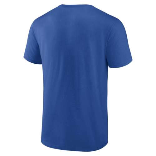 Fanatics Pierre-Louis Mascia patterned button shirt Blue Ice Cluster T-Shirt