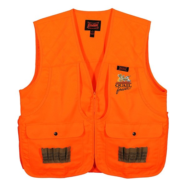 GAMEHIDE Men's Quail Forever Front Loader Vest