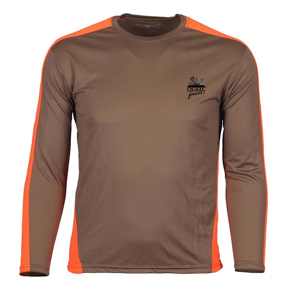 GAMEHIDE Men's  Quail Forever High Performance Upland Long Sleeve T-Shirt