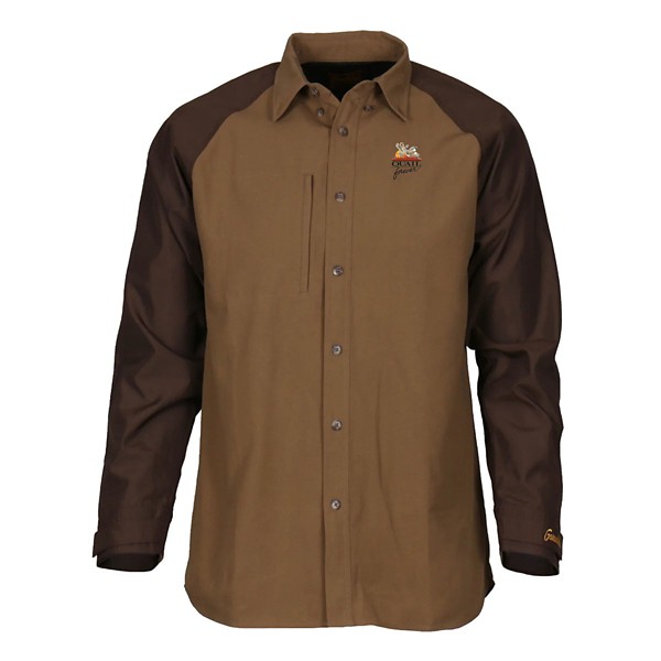 GAMEHIDE Men's  Quail Forever Briar Buster Long Sleeve Button Up Shirt