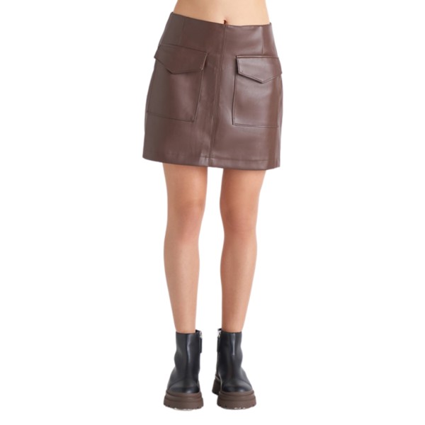 Women's Dex Clothing Faux Leather Skirt product image