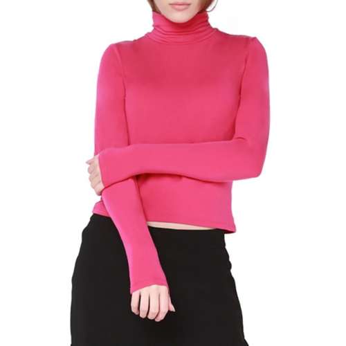 Women's Dex Clothing Basic Long Sleeve Turtleneck Shirt