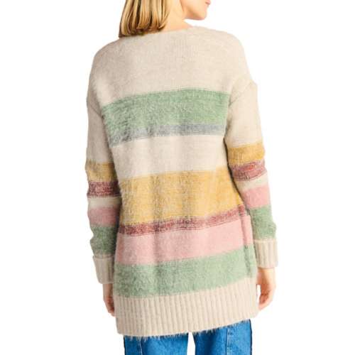 Women's Dex CAPPUCCIO Clothing Eyelash Colorblock Cardigan