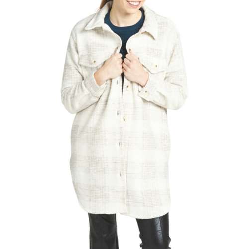 Women's Dex wears clothing Cozy Shacket