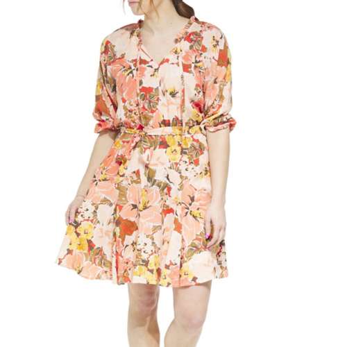 Women's Dex Heritage clothing Floral Belted  Dress