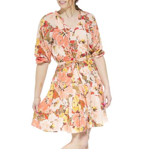 Women's Dex Heritage clothing Floral Belted  Dress