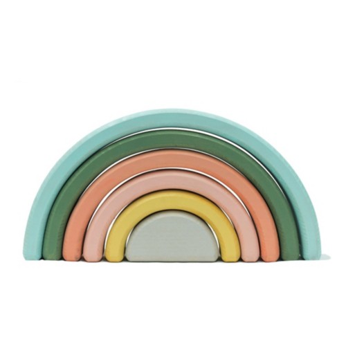 Wonder & Wise Rainbow Nesting Blocks - Primary Image