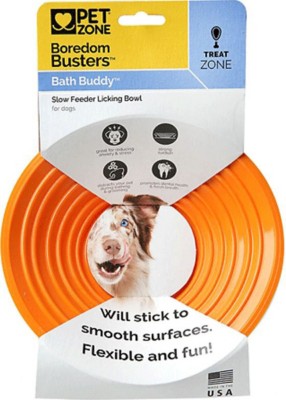 Boredom Busters Dog Bath Buddy-Orange