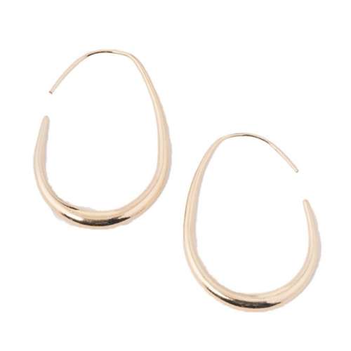 Howards Medium Oval Hoop Earrings