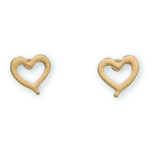 Women's Howard's Heart Gold Earrings