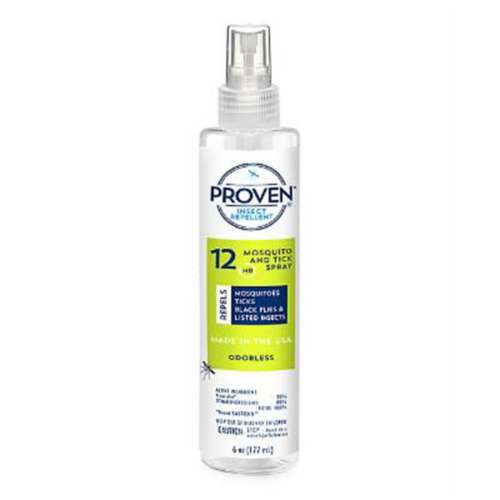 Proven 12 hr Odorless Mosquito and Tick Spray - 6 oz