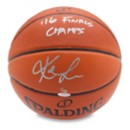 Kevin Love Autographed and Inscribed '16 Finals Champs' Spalding Basketball