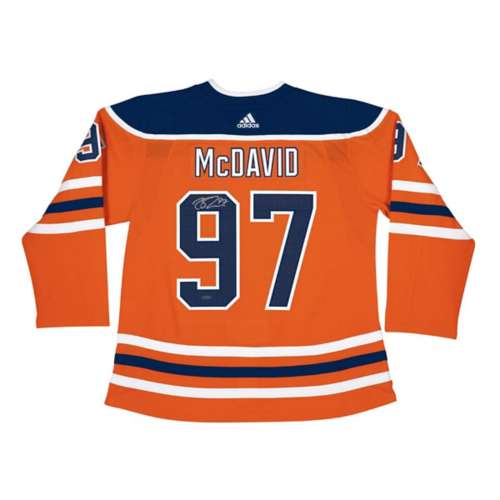 Connor McDavid Autographed Edmonton Oilers adidas america Jersey