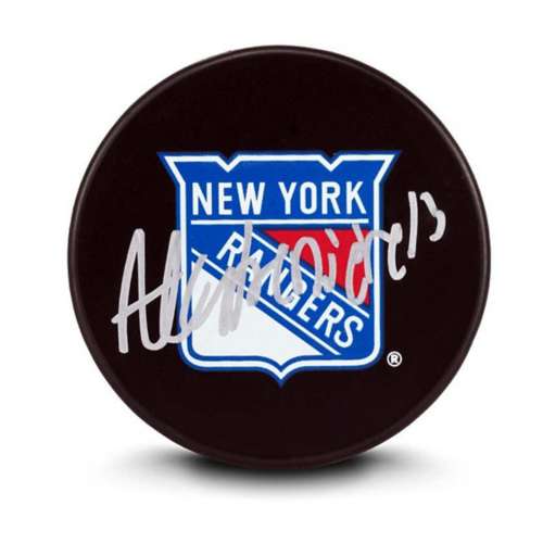 Alexis LafreniÈre Autographed New York Rangers Hockey Puck