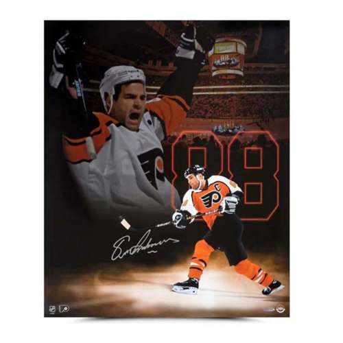 Eric Lindros Autographed "Flyin' On Ice" Print