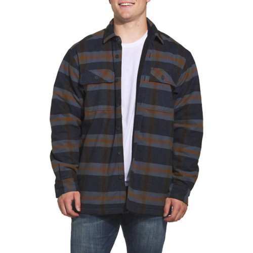 Men's North River Moleskin Outer Long Sleeve Button Up Shirt