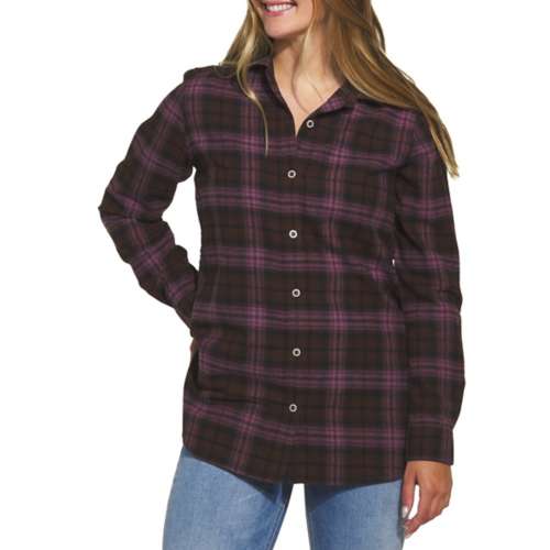 Women's North River Brushed Tunic Long Sleeve Button Up Shirt