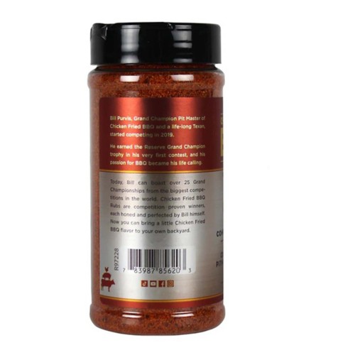 Old World Spices Chicken Fried BBQ Texas Sweet Grind Competition BBQ Rub 11.4 Oz