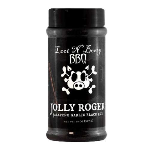 Loot N' Booty BBQ Jolly Roger Jalapeno Garlic Black Rub