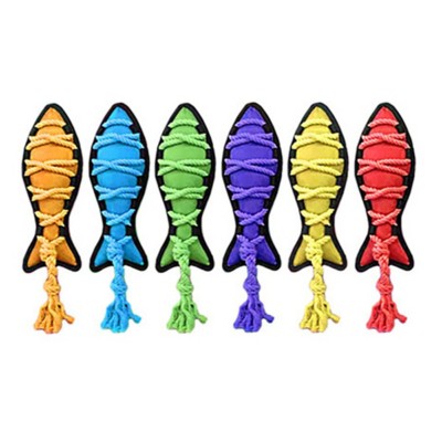 Multipet Cross Ropes Fish Dog Toy