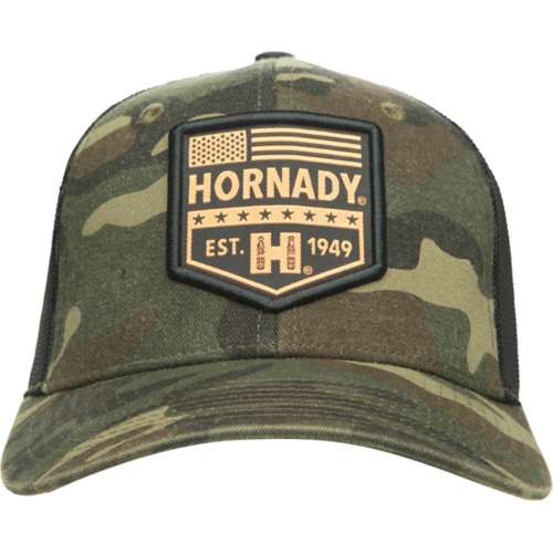 Men's Hornady Orange Flag Patch Adjustable Hat
