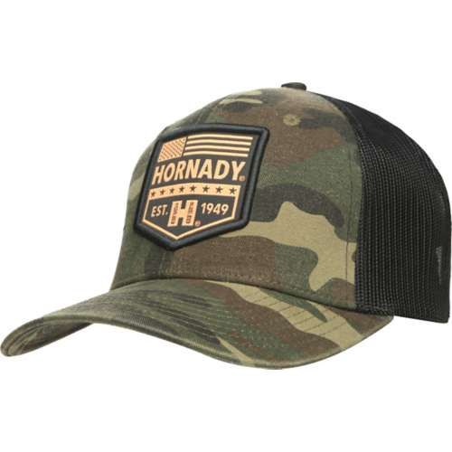 Men's Hornady Orange Flag Patch Adjustable Hat