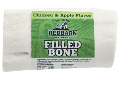 Redbarn Pet Natural Filled Bone Chicken and Apple Flavor