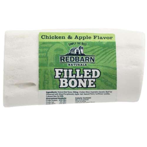 Redbarn Pet Natural Filled Bone Chicken and Apple Flavor