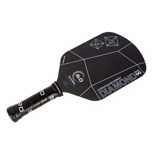 Six Zero Infinity Edgeless Double Black Diamond Control Pickleball Paddle - Primary Image