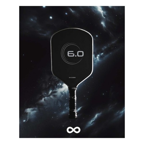 Six Zero Infinity Edgeless Double Black Diamond Control Pickleball Paddle - Primary Image