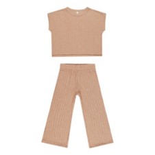 Girls' Rylee + Cru Kayli Pastel Plaid Tank Top and Pants Set