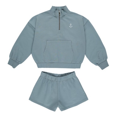 Baby Rylee + Cru Track 1/4 Zip Set