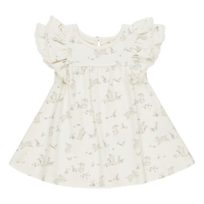 Girls' Quincy Mae Flutter Bunnies Babydoll Dress