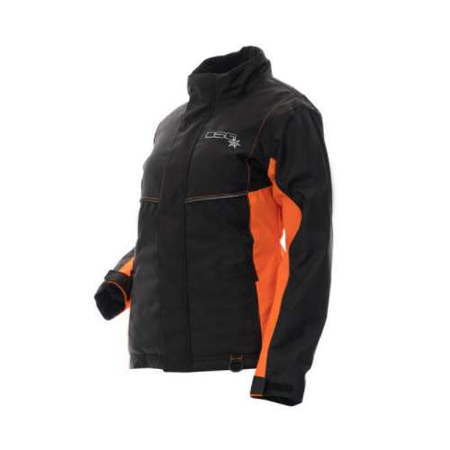 Women's DSG Outerwear Trail Hooded Snowmobiling Shell Schwarz jacket