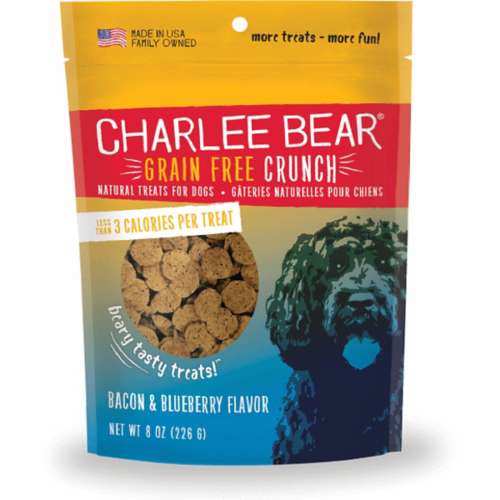 Charlee Bear Grain Free Crunchy Bacon & Blueberry Treats